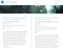 Tablet Screenshot of collectedthoughts.com